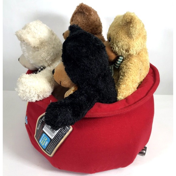 Melissa & Doug Bears in Honey Pot W/ Bees Stuffed Animal Plush Toy w/ Tags New - Picture 5 of 12